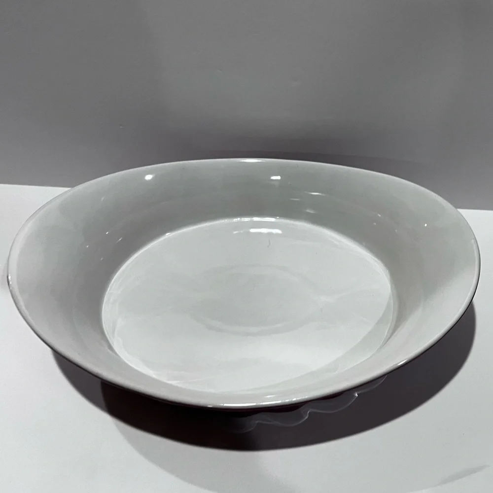 Red and White Crofton Ceramic Baking Dish